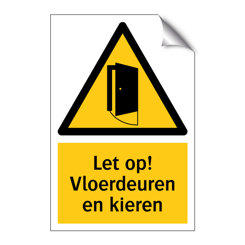 Let op! Vloerdeuren en kieren