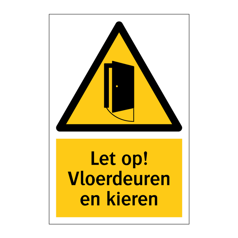 Let op! Vloerdeuren en kieren