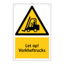 Let op! Vorkheftrucks