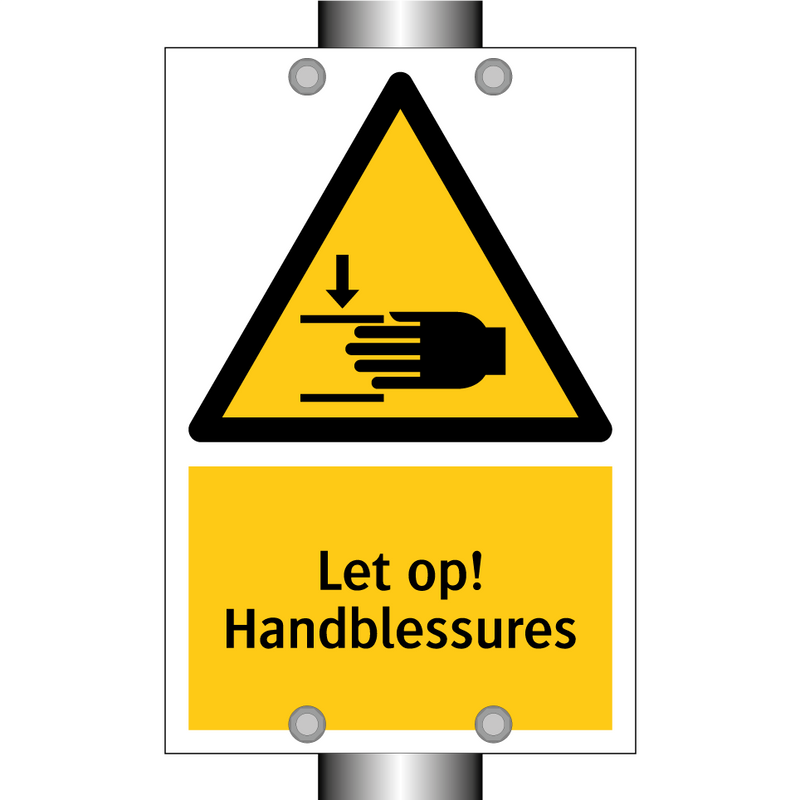 Let op! Handblessures