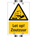 Let op! Zoutzuur