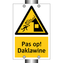 Pas op! Daklawine