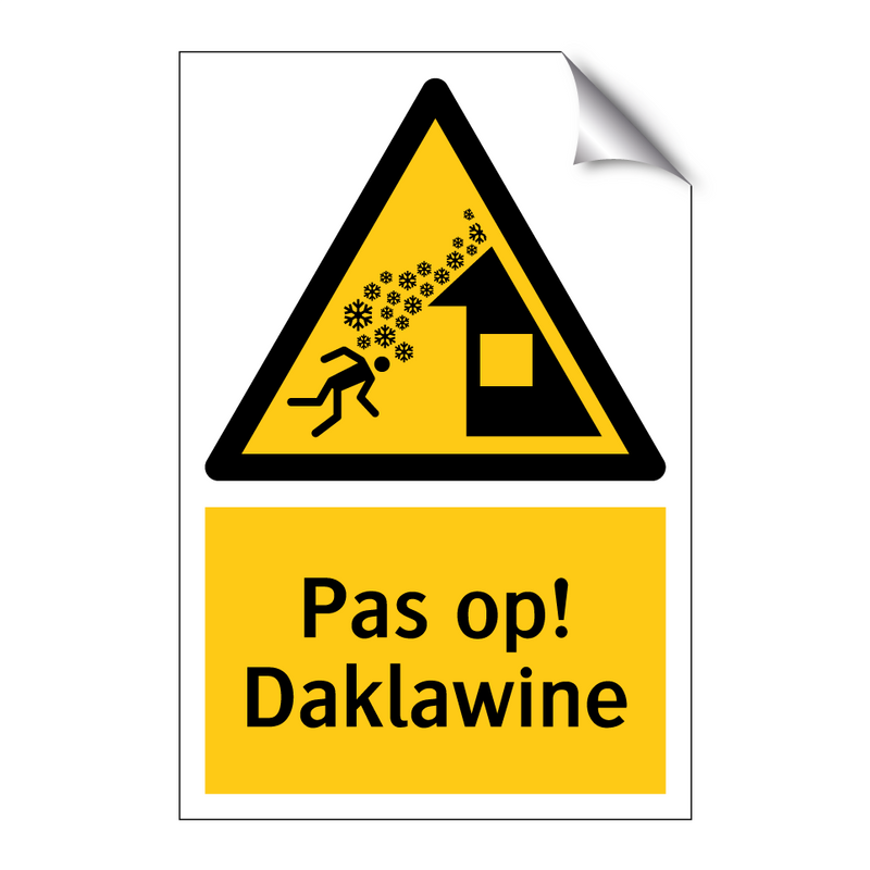 Pas op! Daklawine