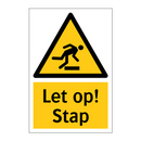 Let op! Stap