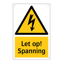 Let op! Spanning