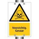 Voorzichtig. Gevaar