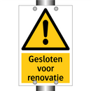 Gesloten voor renovatie
