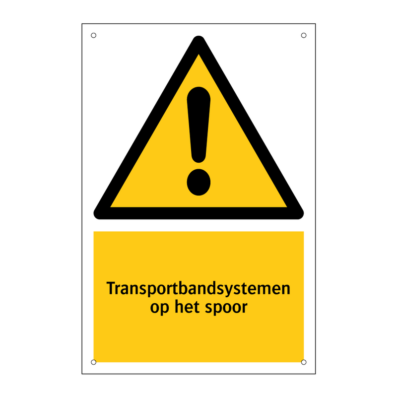 Transportbandsystemen op het spoor