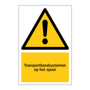 Transportbandsystemen op het spoor