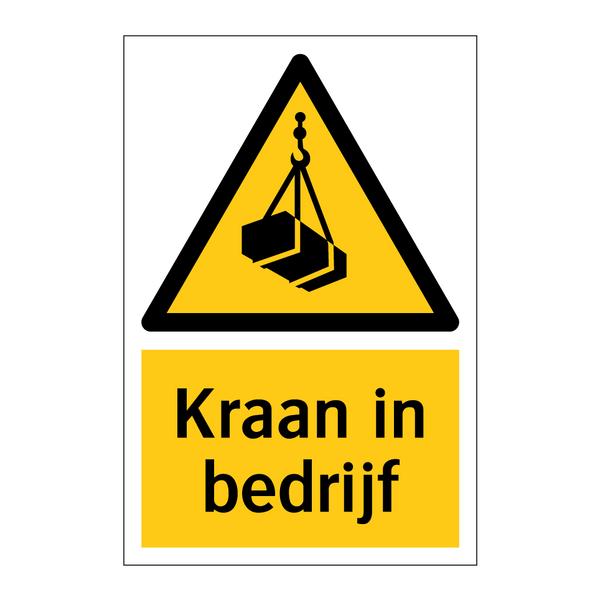 Kraan in bedrijf