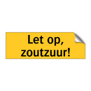 Let op, zoutzuur! & Let op, zoutzuur! & Let op, zoutzuur! & Let op, zoutzuur!