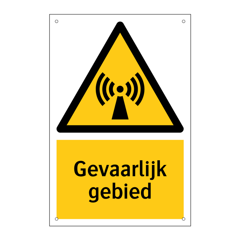 Gevaarlijk gebied