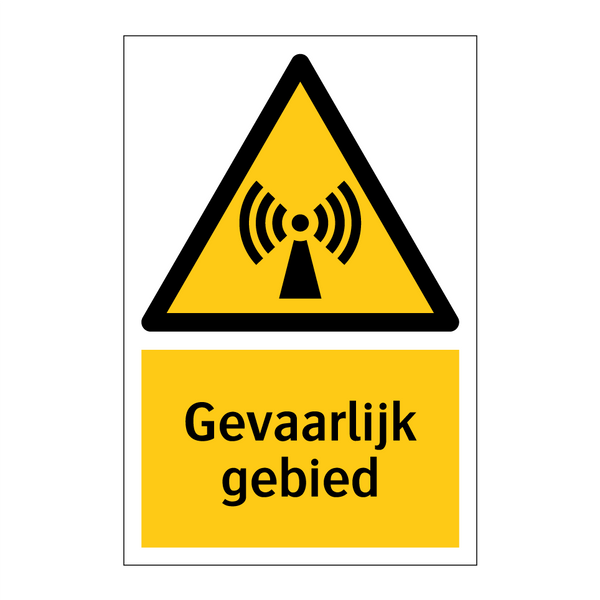 Gevaarlijk gebied