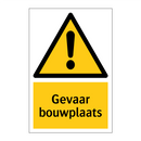 Gevaar bouwplaats