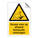 Gevaar voor op afstand bestuurde voertuigen