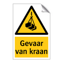 Gevaar van kraan