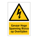 Gevaar Hoge Spanning Risico op Overlijden