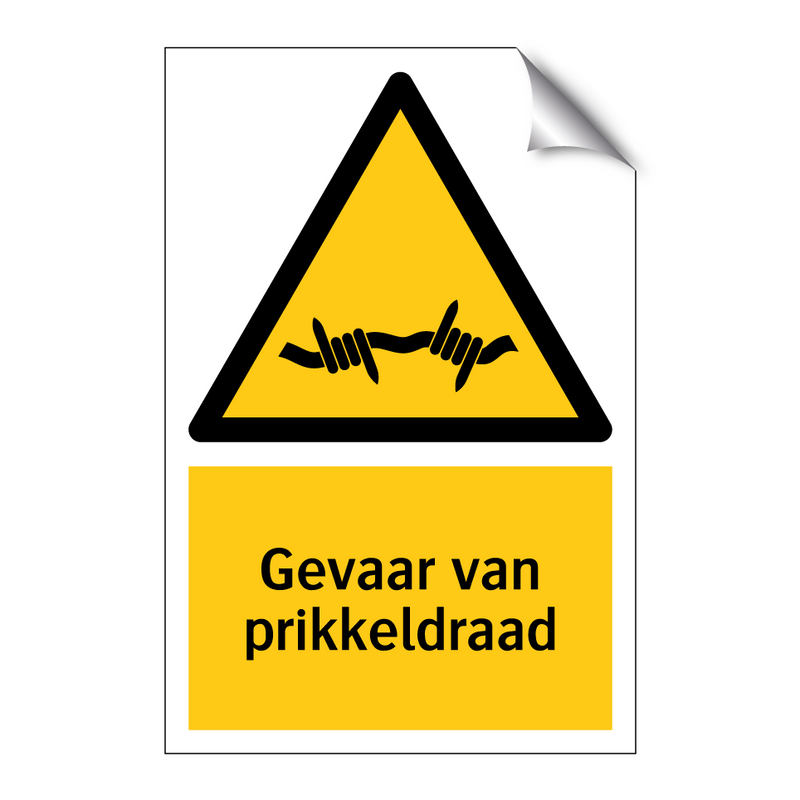 Gevaar van prikkeldraad
