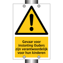 Gevaar voor instorting Ouders zijn verantwoordelijk voor hun kinderen