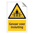 Gevaar voor insluiting