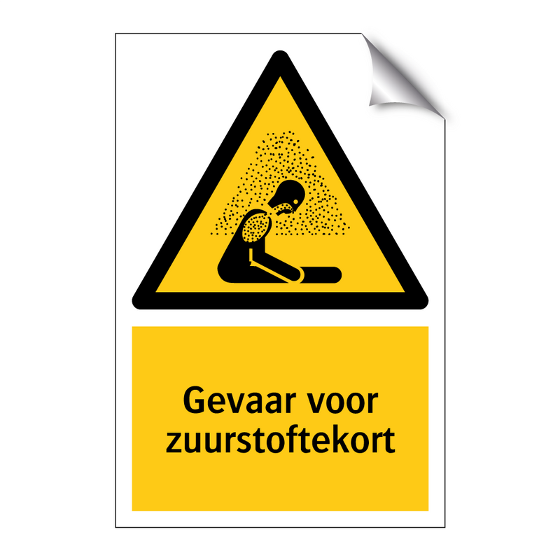 Gevaar voor zuurstoftekort