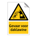 Gevaar voor daklawine