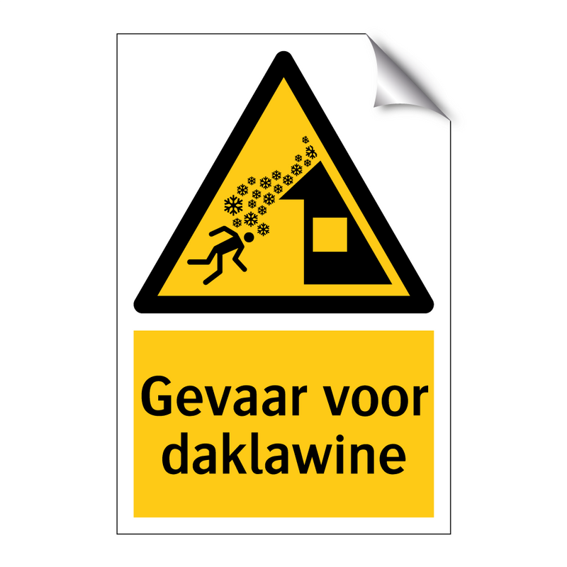 Gevaar voor daklawine