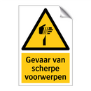 Gevaar van scherpe voorwerpen