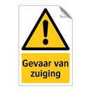 Gevaar van zuiging