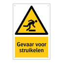Gevaar voor struikelen