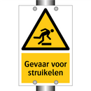 Gevaar voor struikelen