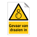 Gevaar van draaien in