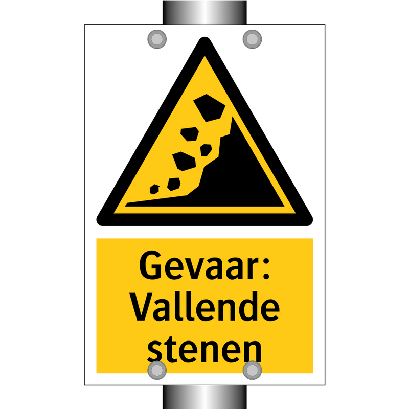 Gevaar: Vallende stenen