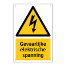 Gevaarlijke elektrische spanning