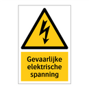 Gevaarlijke elektrische spanning