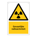 Gevaarlijke radioactiviteit