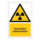 Gevaarlijke radioactiviteit