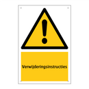 Verwijderingsinstructies & Verwijderingsinstructies & Verwijderingsinstructies