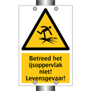 Betreed het ijsoppervlak niet! Levensgevaar! & Betreed het ijsoppervlak niet! Levensgevaar!
