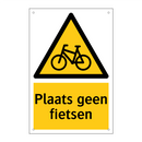Plaats geen fietsen & Plaats geen fietsen & Plaats geen fietsen & Plaats geen fietsen