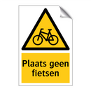 Plaats geen fietsen & Plaats geen fietsen & Plaats geen fietsen & Plaats geen fietsen