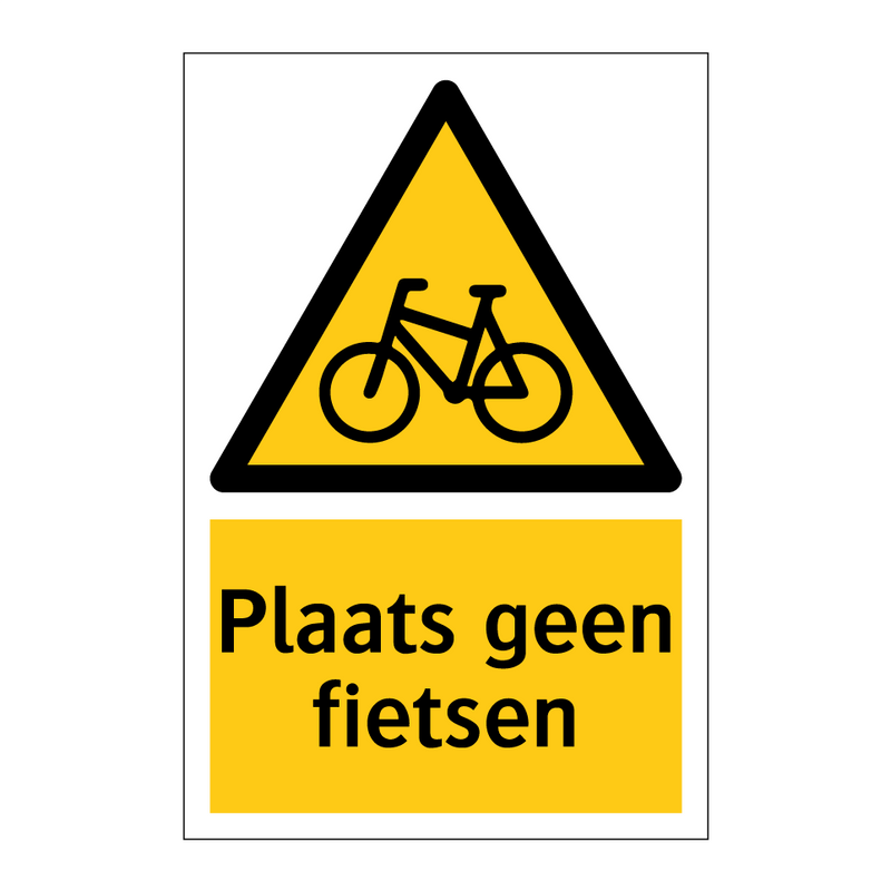 Plaats geen fietsen & Plaats geen fietsen & Plaats geen fietsen & Plaats geen fietsen