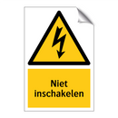 Niet inschakelen & Niet inschakelen & Niet inschakelen & Niet inschakelen