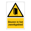 Deuren in het zwenkgebied & Deuren in het zwenkgebied & Deuren in het zwenkgebied