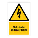 Elektrische onderverdeling & Elektrische onderverdeling & Elektrische onderverdeling