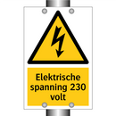 Elektrische spanning 230 volt & Elektrische spanning 230 volt & Elektrische spanning 230 volt