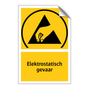 Elektrostatisch gevaar & Elektrostatisch gevaar & Elektrostatisch gevaar & Elektrostatisch gevaar