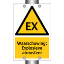 Waarschuwing: Explosieve atmosfeer & Waarschuwing: Explosieve atmosfeer