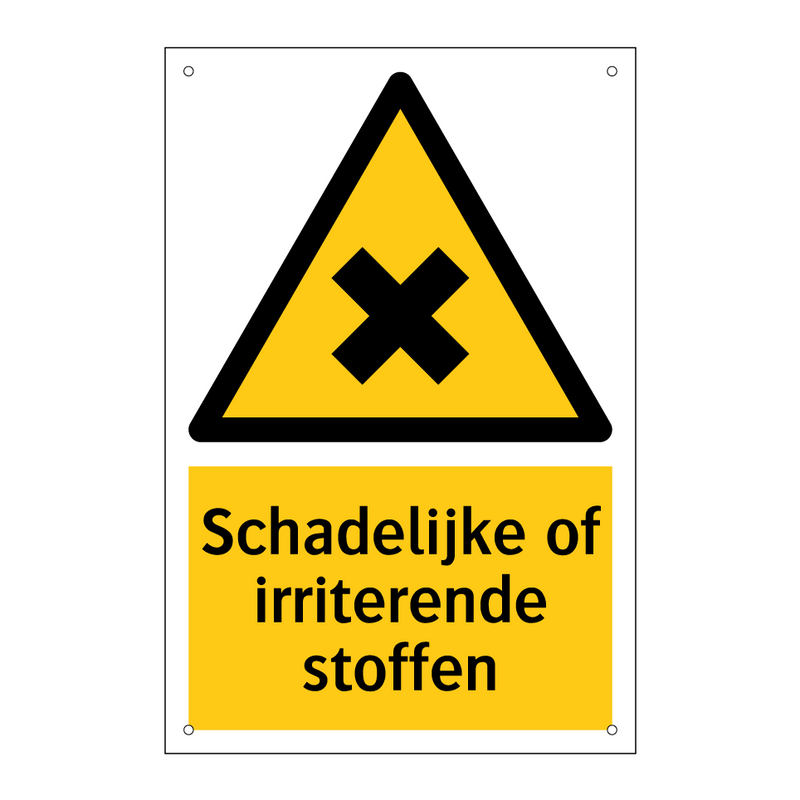 Schadelijke of irriterende stoffen & Schadelijke of irriterende stoffen