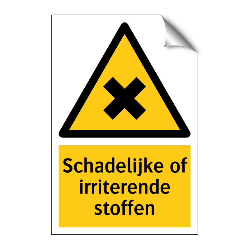 Schadelijke of irriterende stoffen & Schadelijke of irriterende stoffen